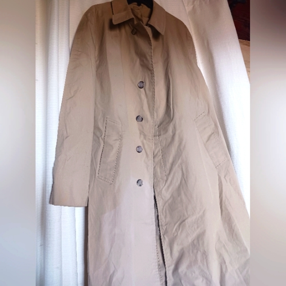 London Fog Tan Trench Coat Classic Style